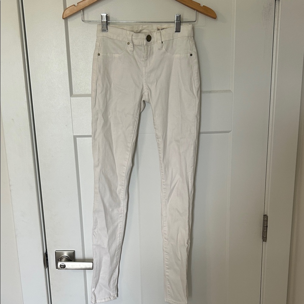 Blank NYC Women's Spray on Skinny Jeans in White